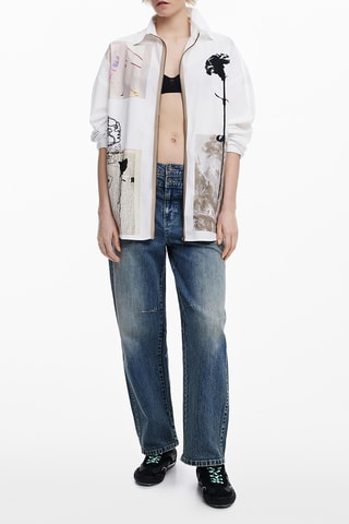 Chemise oversize - Blanc