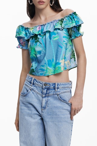 Blouse regular - Vert