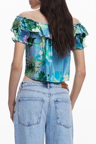 Blouse regular - Vert
