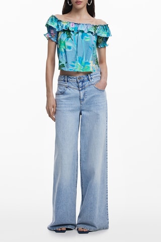Blouse regular - Vert