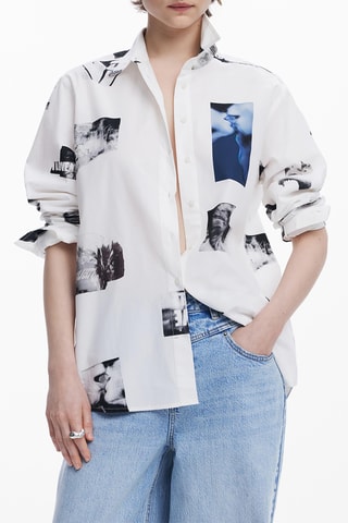Chemise regular - Blanc