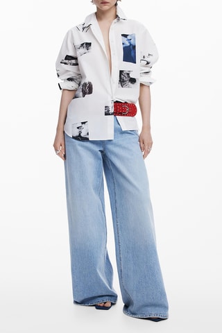 Chemise regular - Blanc
