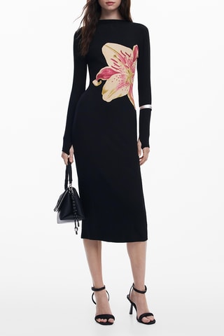 Robe midi - Noir