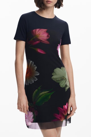 Robe courte slim - Noir
