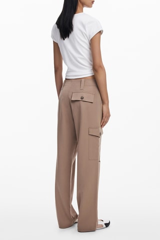 Pantalon regular - Camel