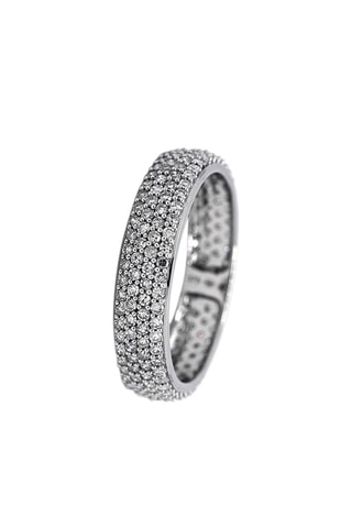 Anello Ponza - Oro bianco e diamanti