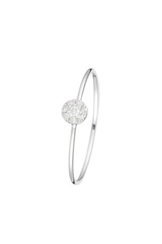 Anello Akna - Oro bianco e diamanti
