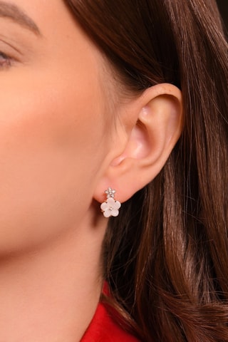 Orecchini Floraisons - Oro rosa e diamanti