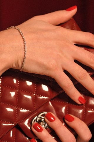 Bracciale Ligne de Chance - Oro bianco e diamanti