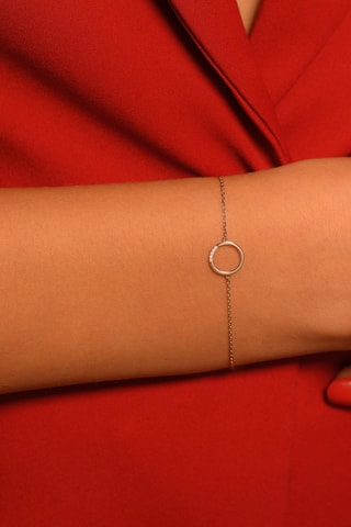 Bracciale Cercle - Oro bianco e diamanti