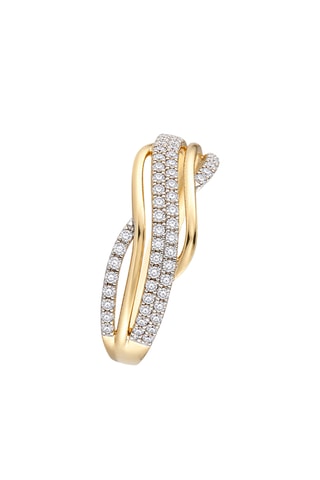 Anello Ara - Oro giallo e diamanti