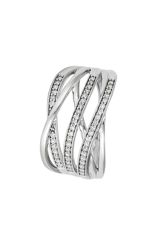 Anello Nos Chemins - Oro bianco e diamanti