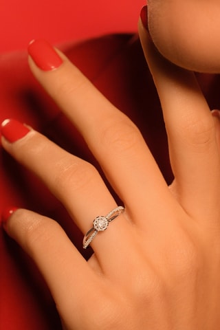 Anello L'élue  - Oro bianco e diamanti