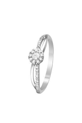 Anello L'élue  - Oro bianco e diamanti