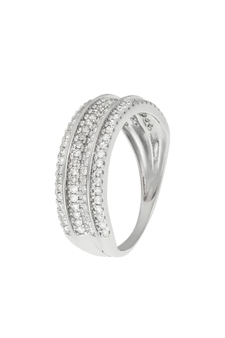 Anello Amour un jour, amour toujours - Oro bianco e diamanti