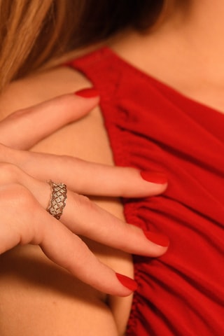 Anello Arlinda - 
Oro bianco e diamanti