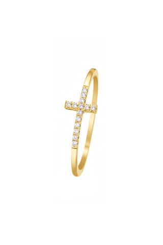 Anello - Oro giallo e diamanti