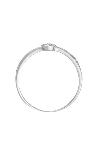 Anello Ashley - Oro bianco e diamanti