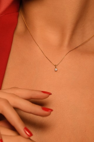 Ciondolo Diamant - Oro bianco e diamanti