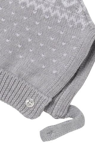 Bonnet en laine vierge - Gris clair chiné - Emporio Armani