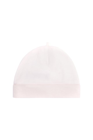 Bonnet - Rose clair et blanc