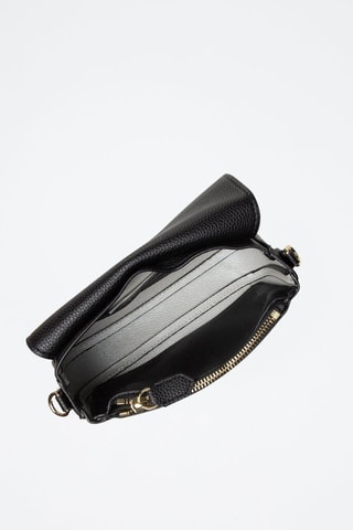 Sac bandoulière en cuir - Noir - Emporio Armani