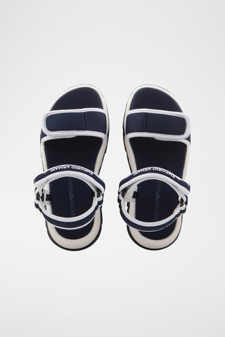 Sandales - Bleu marine et blanc