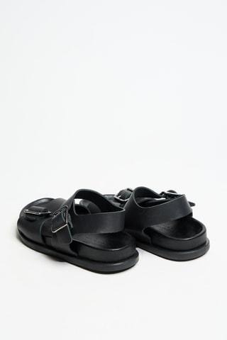 Sandales en cuir - Bleu marine