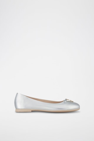 Ballerines en cuir de mouton - Argenté
