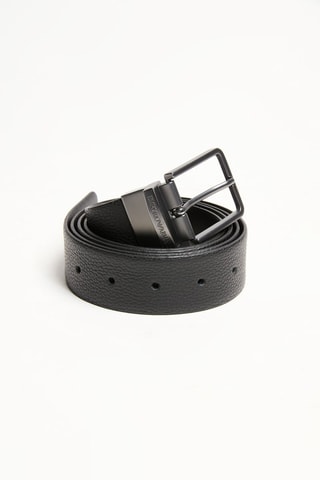 Ceinture en cuir - Noir - Emporio Armani