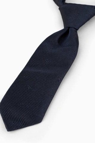 Cravate en soie - Bleu marine