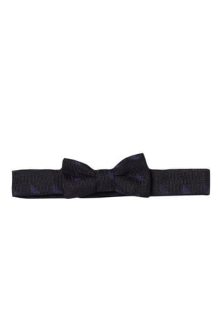 Nœud papillon en soie - Bleu marine - Emporio Armani