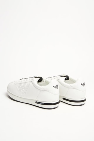 Baskets en cuir - Blanc - Emporio Armani