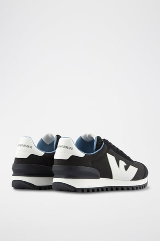 Baskets en cuir - Bleu marine