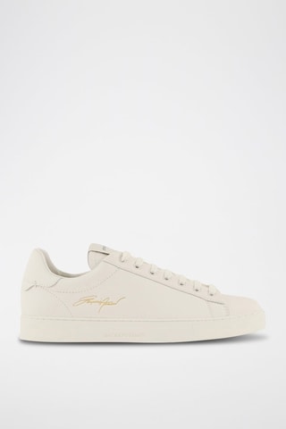 Baskets en cuir - Blanc - Emporio Armani