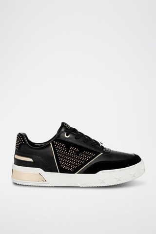 Baskets en cuir - Noir - EA7