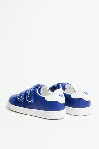 Baskets en cuir - Bleu