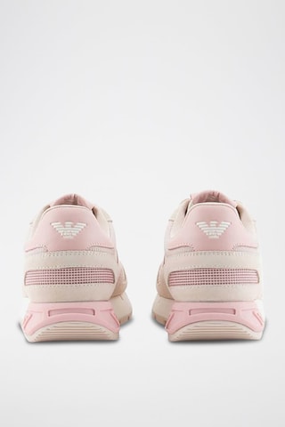 Baskets en cuir - Rose - EA7