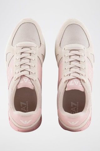 Baskets en cuir - Rose - EA7