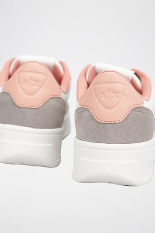 Baskets en cuir - Blanc - Armani Exchange
