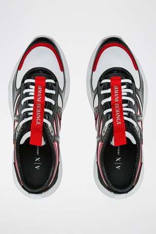 Baskets en cuir - Blanc - Armani Exchange