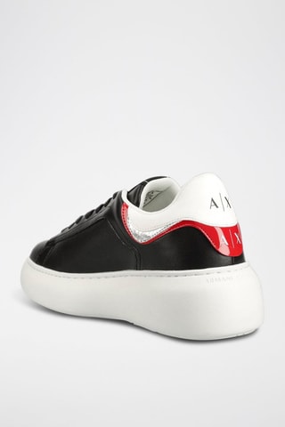 Baskets en cuir - Noir - Armani Exchange