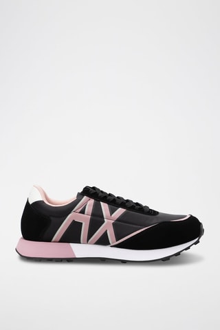Baskets en cuir - Noir - Armani Exchange
