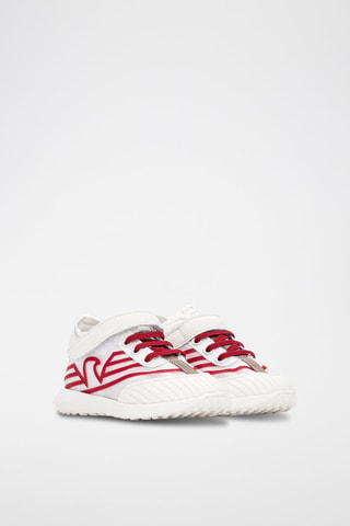 Baskets en cuir - Blanc - Emporio Armani