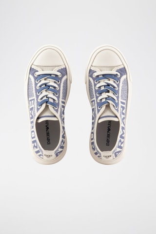 Baskets - Blanc et bleu marine