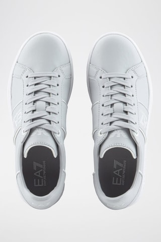 Baskets en cuir - Gris clair