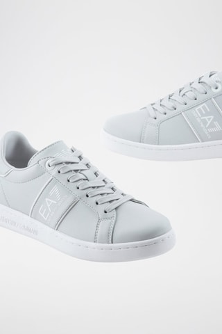 Baskets en cuir - Gris clair