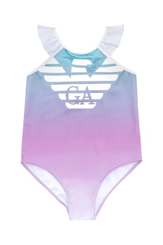 Maillot 1 pièce dip and dye - Rose - Emporio Armani