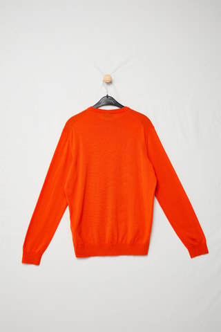 Pull en laine vierge - Orange - Emporio Armani