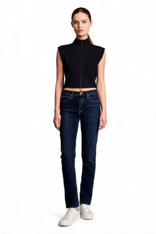 Gilet sans manches à capuche - Noir - Emporio Armani